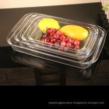 1L pyrex glass oven dishes with handle